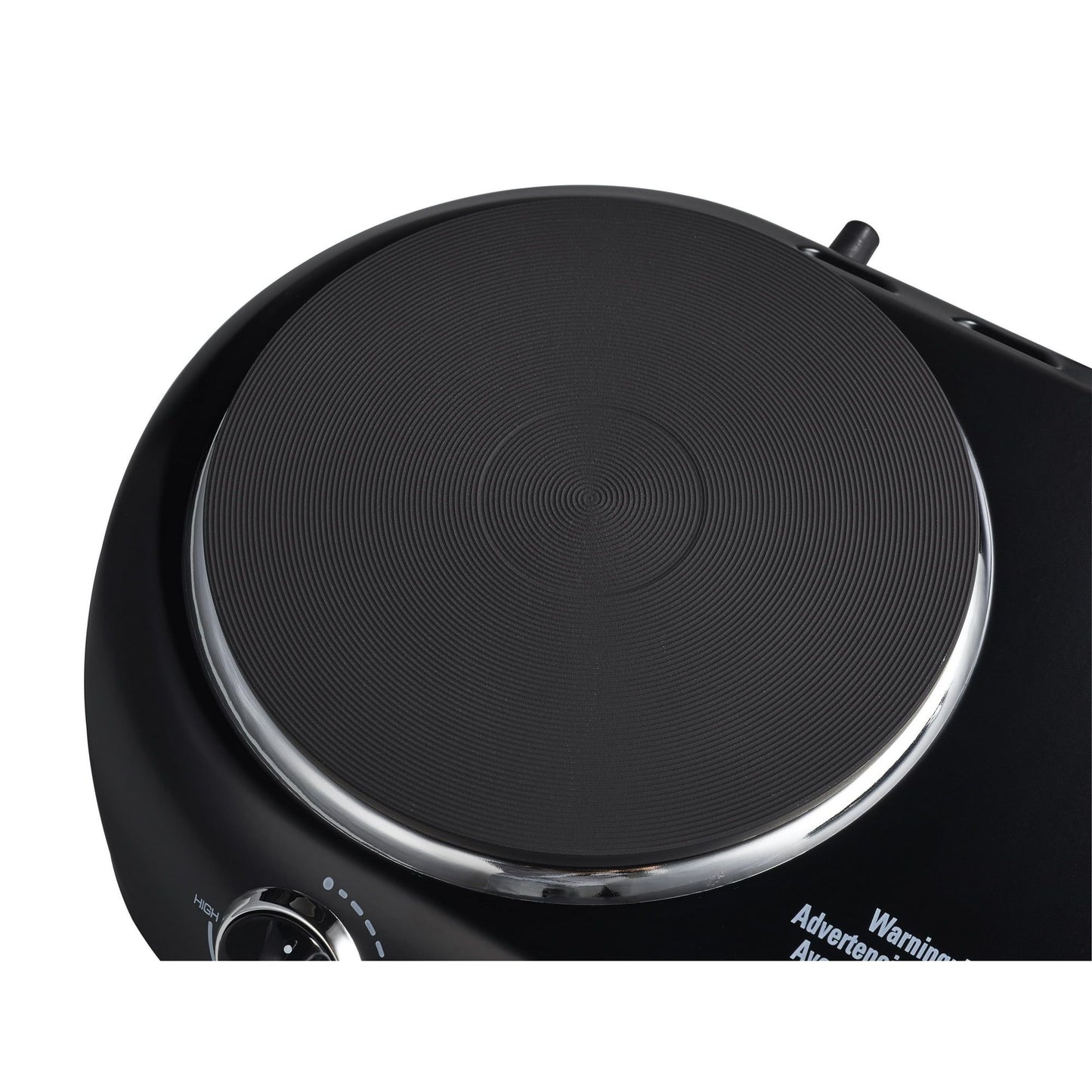 Double Burner, 1800 W, Black Electric Cooktop, 1 Each, Assembled Product