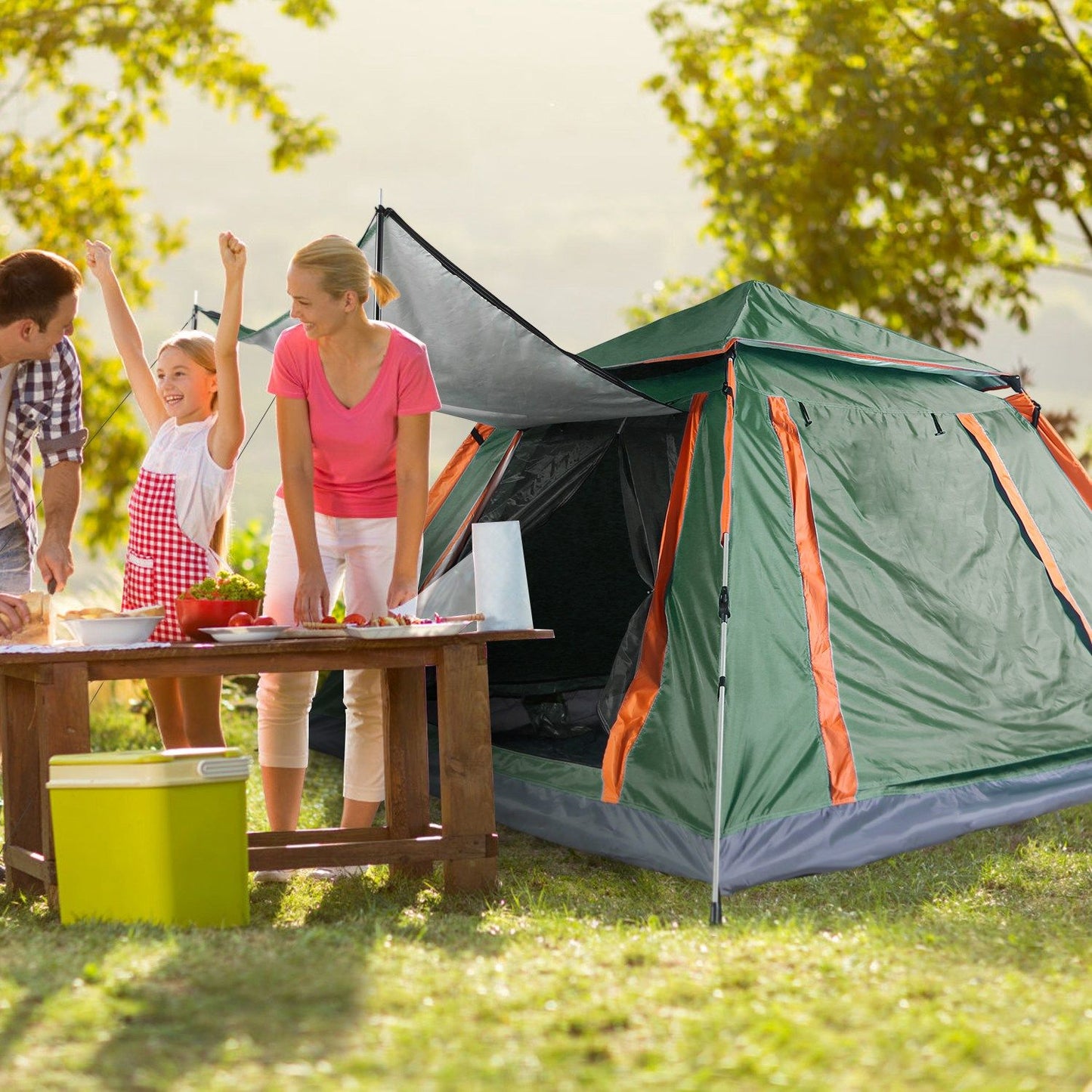 4-5 Person Instant Pop-Up Camping Tent: Waterproof & Portable