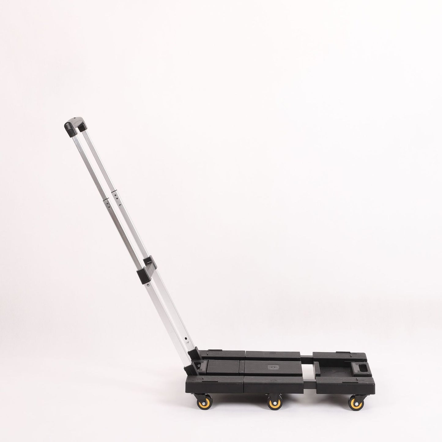 Folding Hand Truck 330lbs – Heavy Duty 6-Wheel Collapsible Dolly Cart