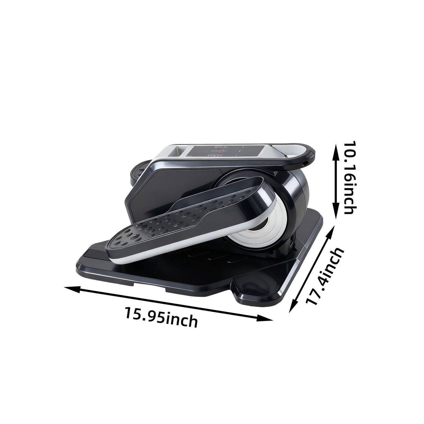Compact Under-Desk Elliptical – Quiet Mini Pedal Exerciser with Adjustable Speed and LED Display