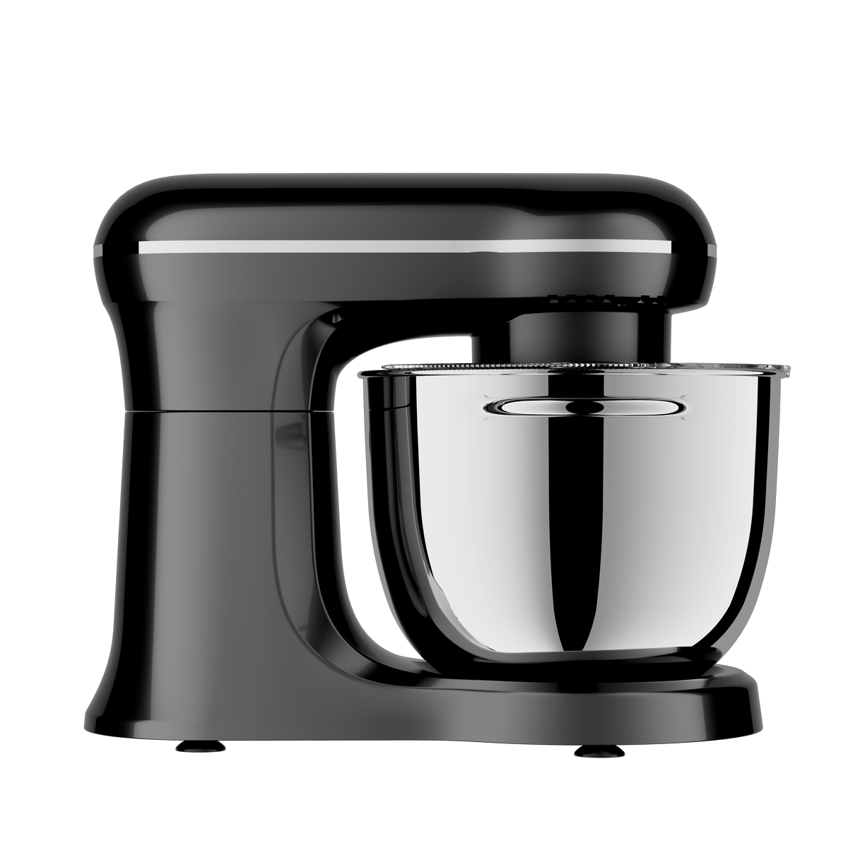 Electric Stand Mixer 5L, Planetary Food Mixer with Dough Hook, Beater & Whisk – Black