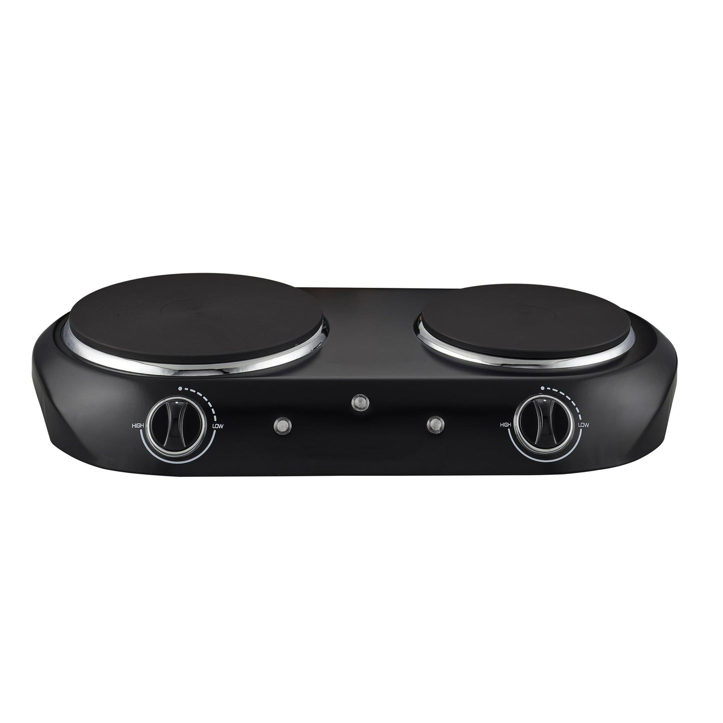 Double Burner, 1800 W, Black Electric Cooktop, 1 Each, Assembled Product