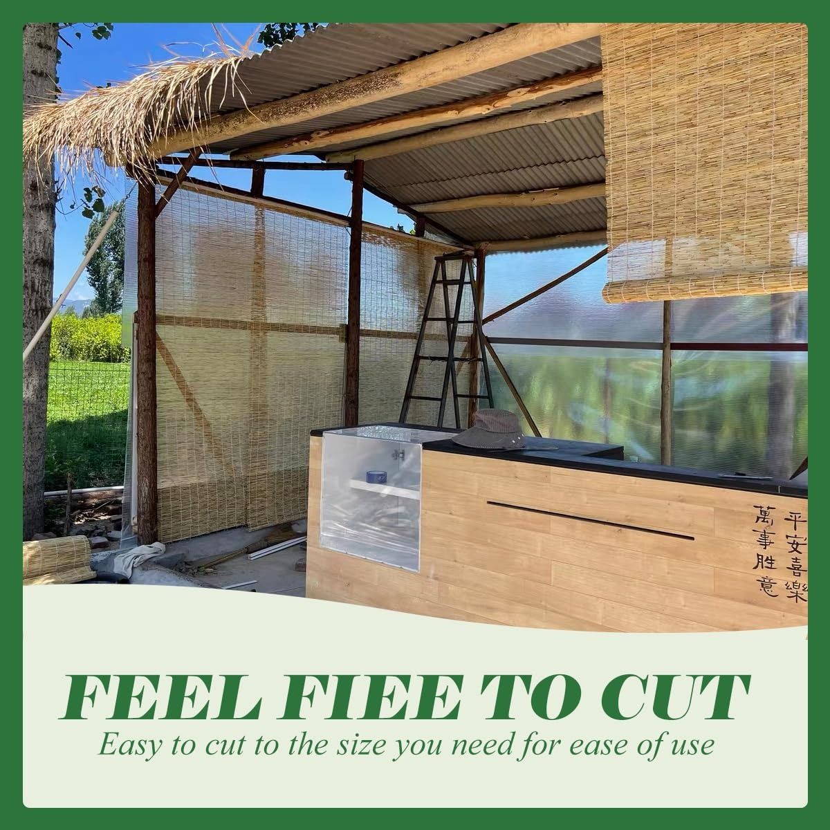 Polycarbonate Roof Panel Roll, Clear Roofing Panels Insulated Rainproof Greenhouse Panels Glass Fiber Roofing Canopy Cover for Farming, Sunroom 4x32ft(1.2x10m)