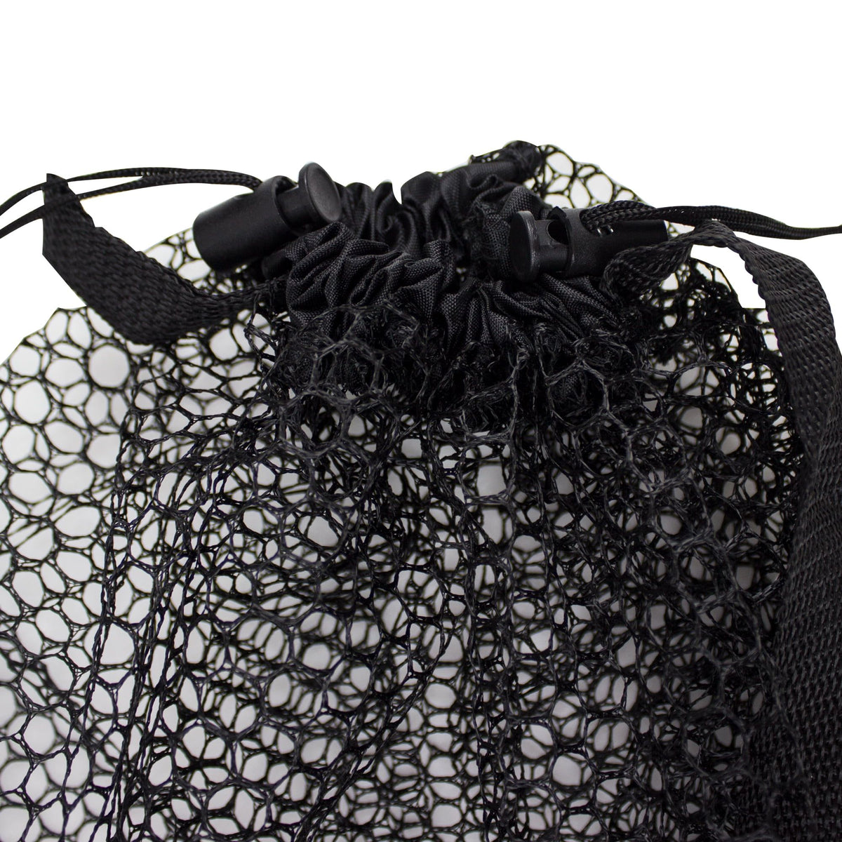 5-Pack Heavy-Duty Black Mesh Laundry Bags with Carry Strap – 24 x 36 in