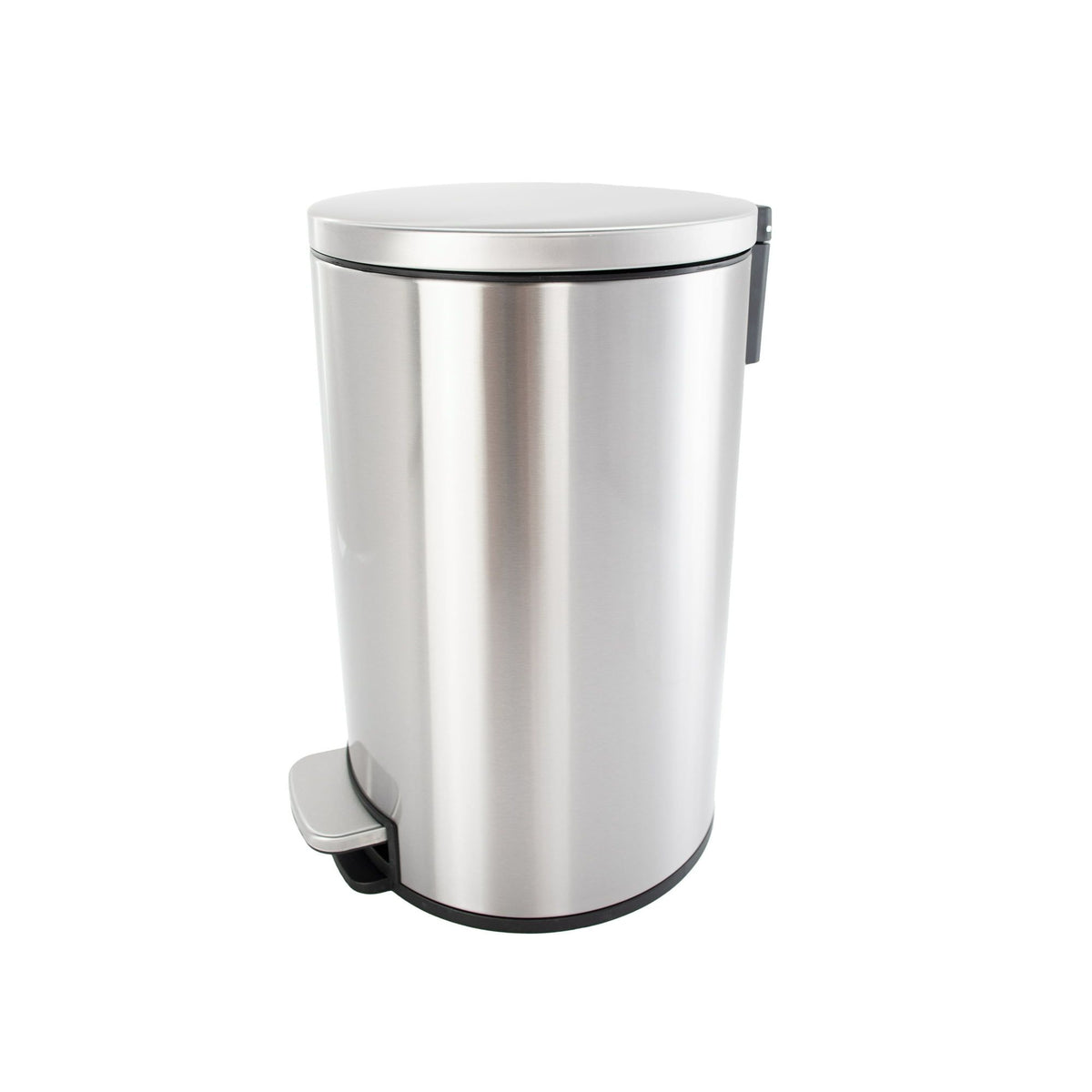 3.1 Gallon Stainless Steel Step Trash Can – Bathroom & Kitchen Garbage Bin, Silver
