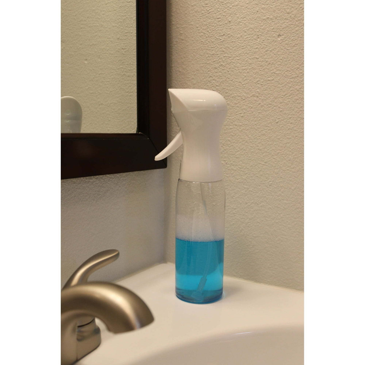 2-Pack Personal Mister Spray Bottles – 12 oz Clear Fine Mist Refillable Sprayers