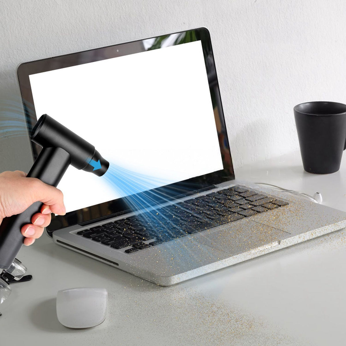 Cordless Air Duster 250000RPM for PC Keyboard & Electronics