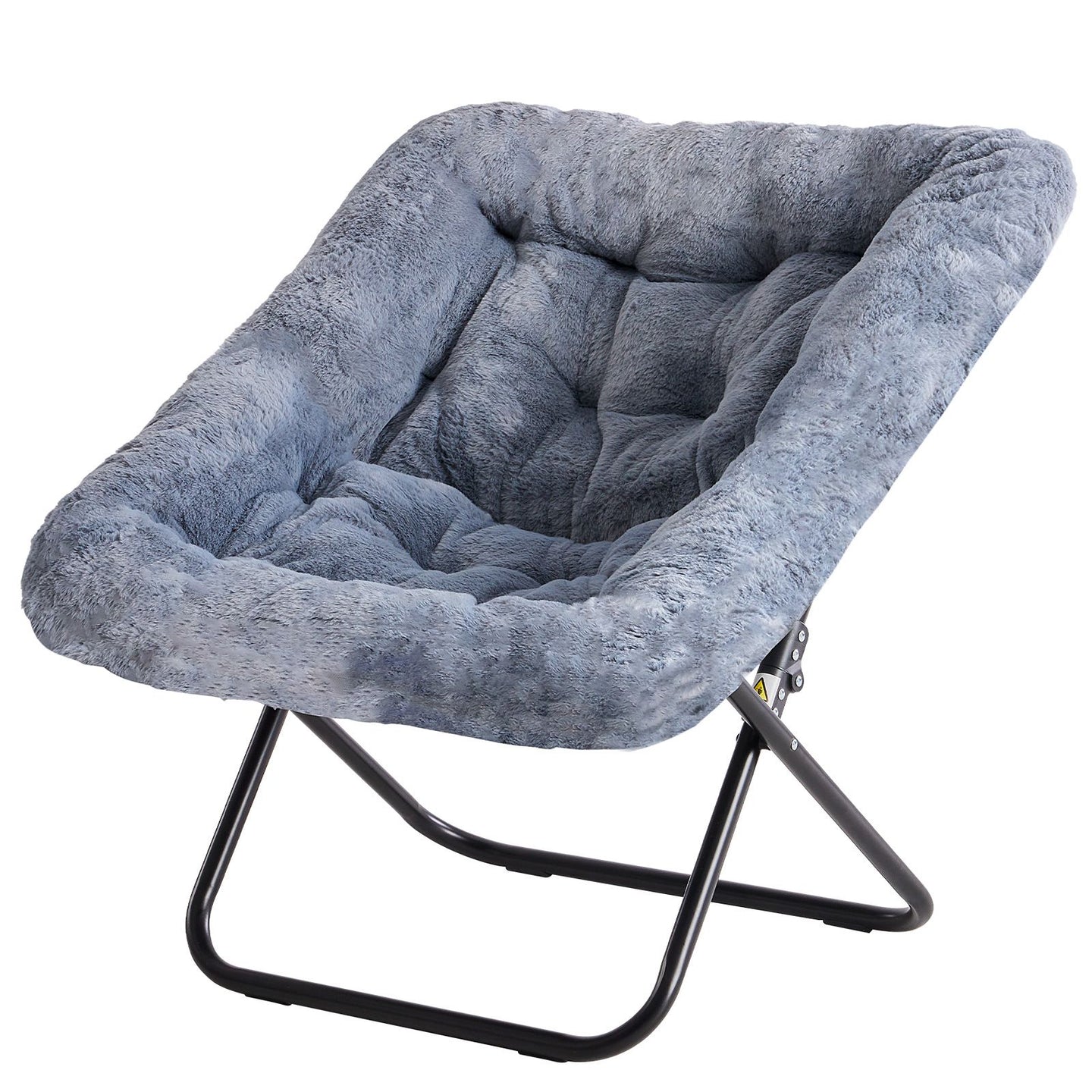 Comfy Chair for Adults, Soft Faux Fur Folding Lounge,Large Size Foldable