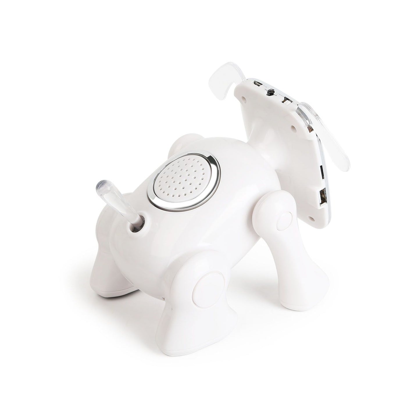 Mini Puppy Dog Bluetooth Speaker – Portable Wireless Stereo Player w/ Mic, FM, USB