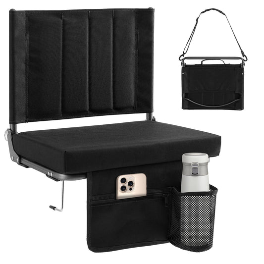 Stadium Seats with Back Support - Portable Bleacher Chair, 350lbs