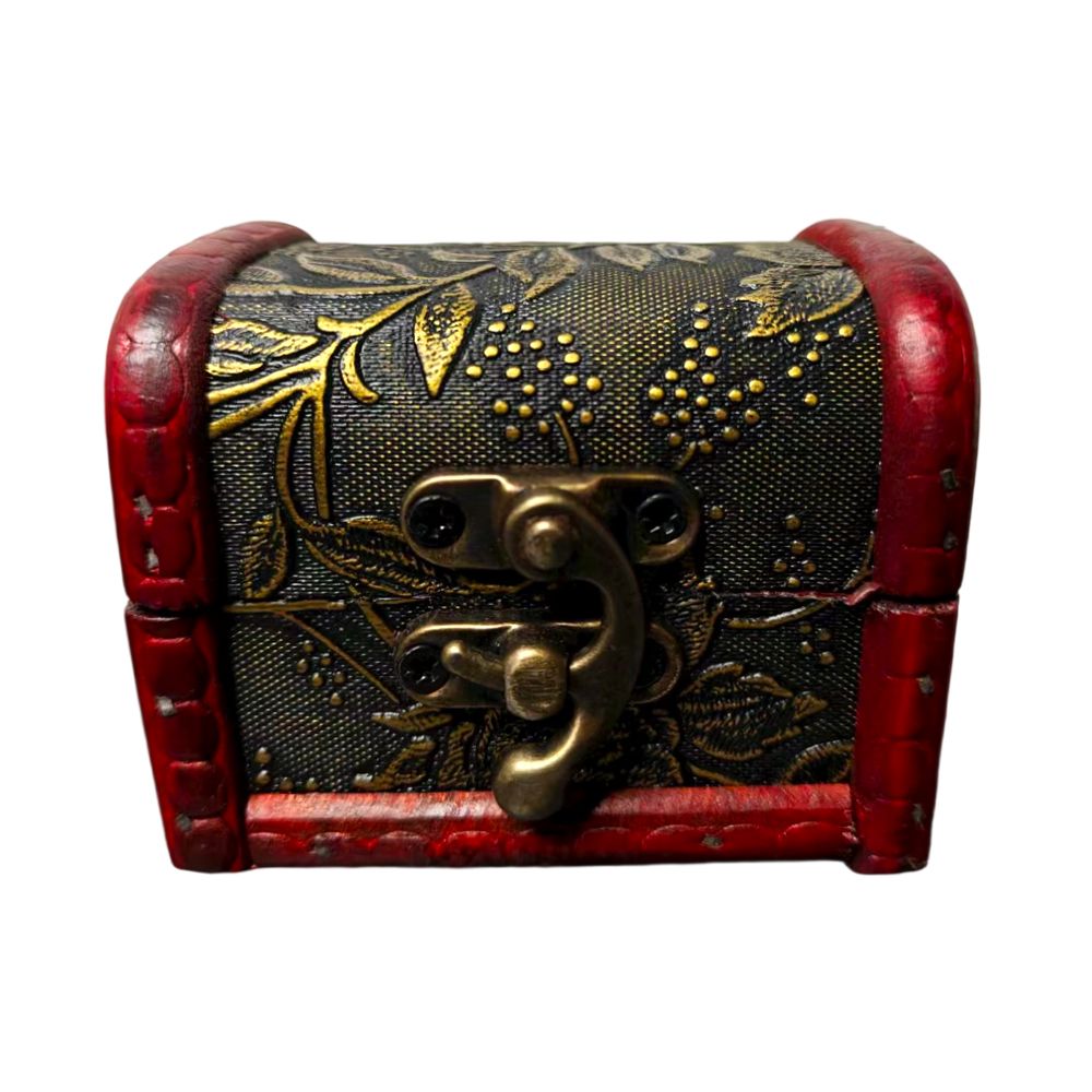 2/8 PCS Vintage Wooden Box Set by Yakimoto – Lockable Lidded Containers for Jewelry, Collectibles & More, Perfect for Wedding Gifts and Table Decor