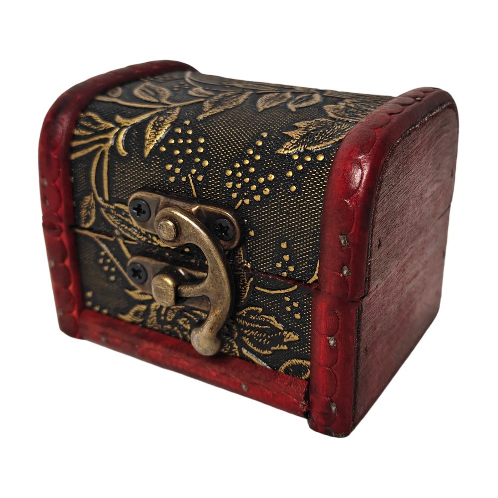2/8 PCS Vintage Wooden Box Set by Yakimoto – Lockable Lidded Containers for Jewelry, Collectibles & More, Perfect for Wedding Gifts and Table Decor