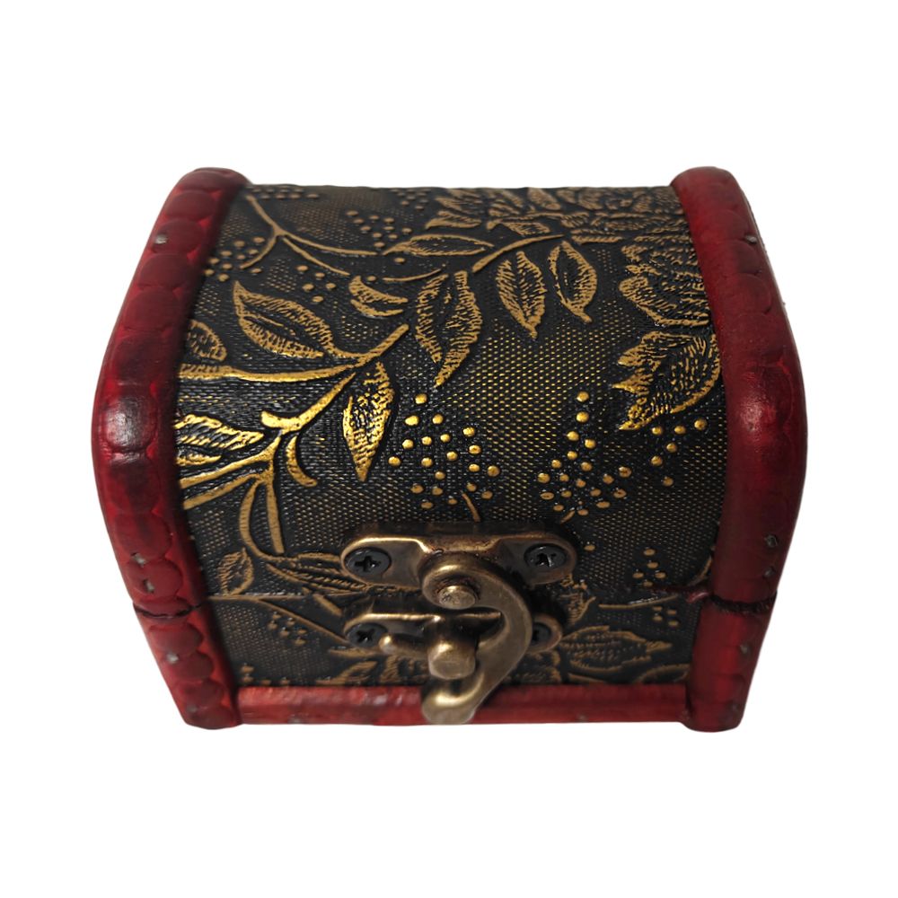 2/8 PCS Vintage Wooden Box Set by Yakimoto – Lockable Lidded Containers for Jewelry, Collectibles & More, Perfect for Wedding Gifts and Table Decor