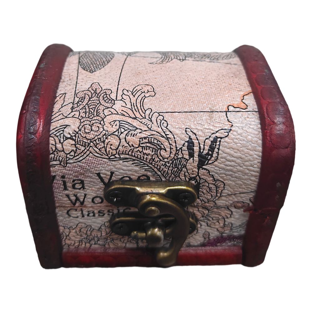 2/8 PCS Vintage Wooden Box Set by Yakimoto – Lockable Lidded Containers for Jewelry, Collectibles & More, Perfect for Wedding Gifts and Table Decor