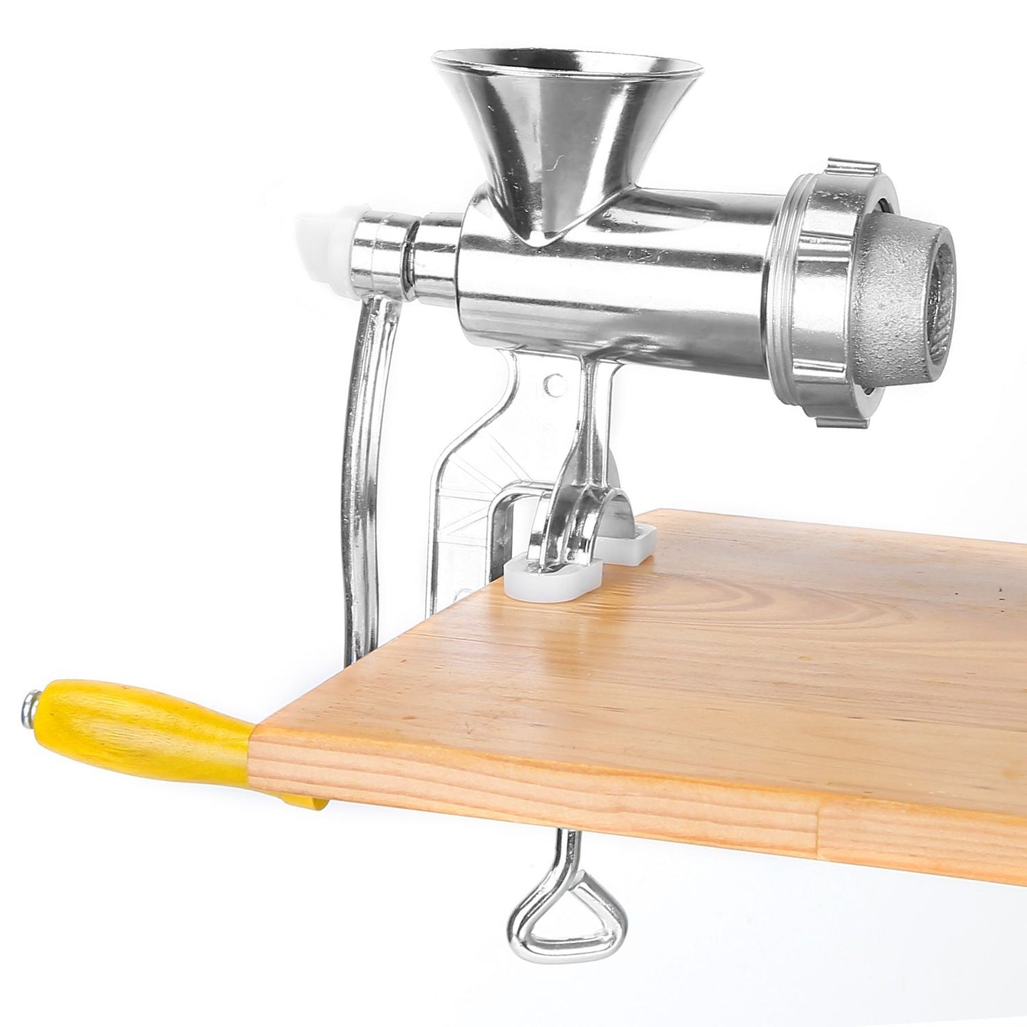 Ergonomic Manual Meat Grinder – 3cm Clamp, Sausage & Noodle Maker, Anti-Scratch Table Clamp