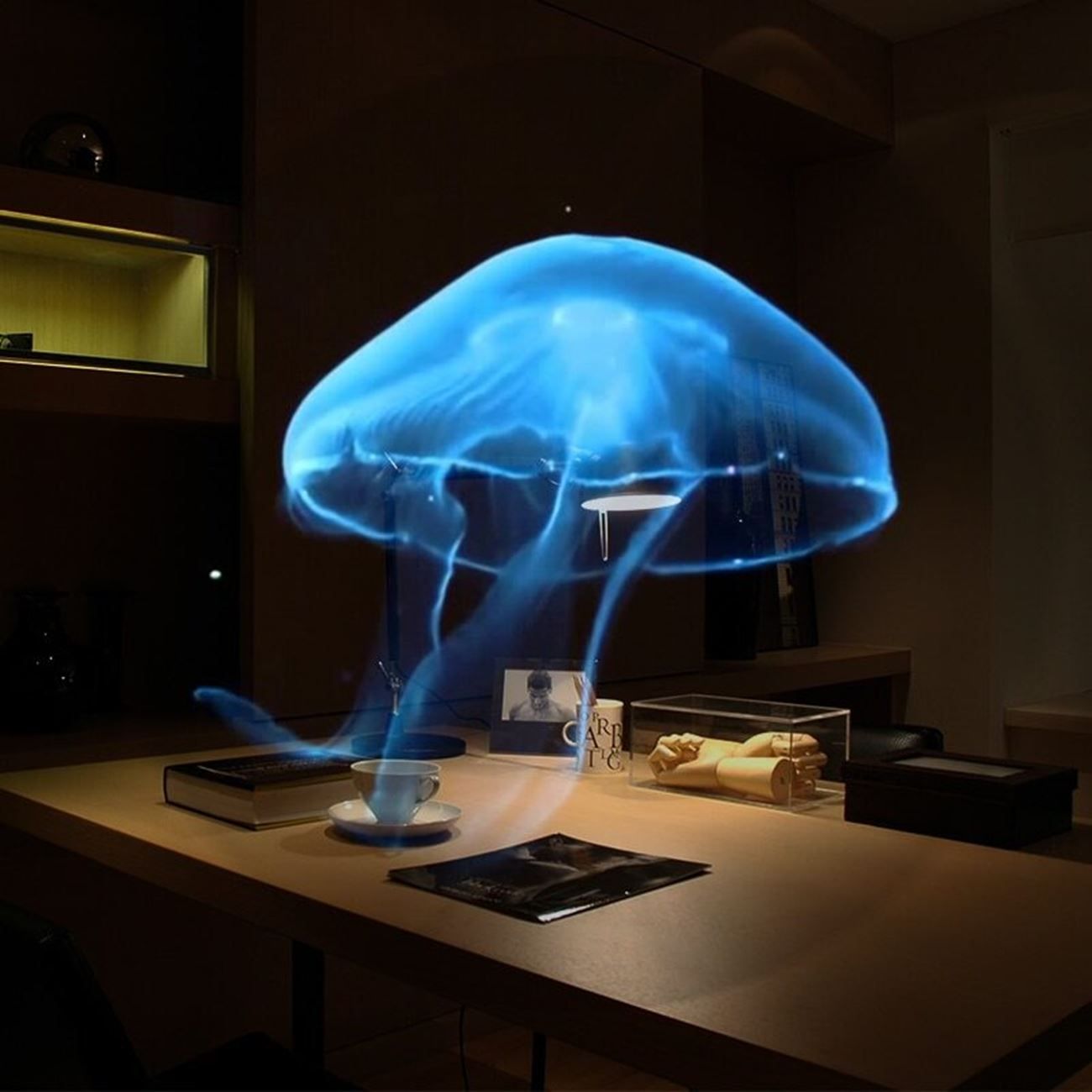 3D Hologram Projection Light – 224 LEDs, HD 3D Display, App & Bluetooth Control, Custom Logo & Screen Sync