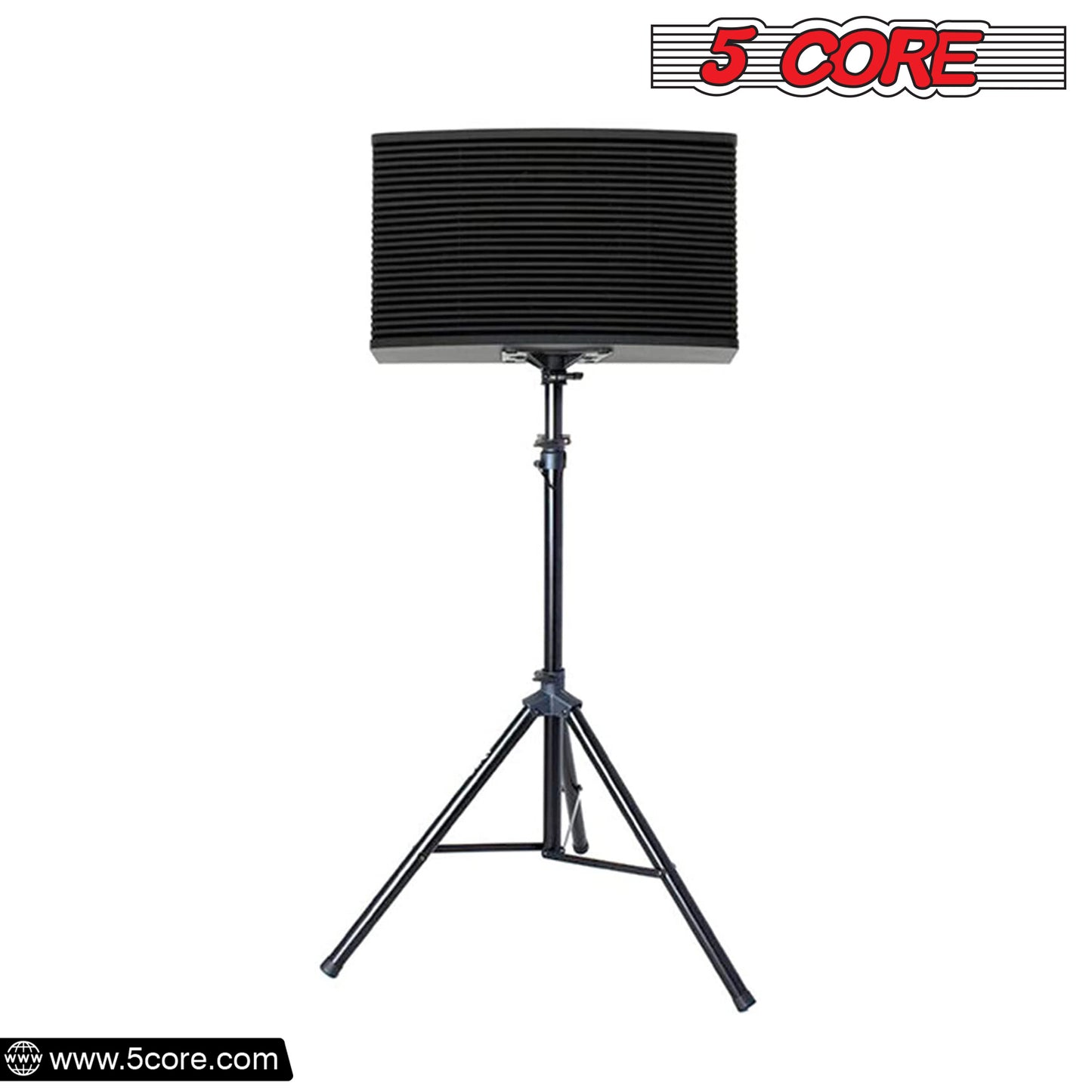 Heavy Duty Adjustable Tripod Speaker Stands Pair, Floor DJ Studio Monitor Pole Mount, Up to 72 Inch