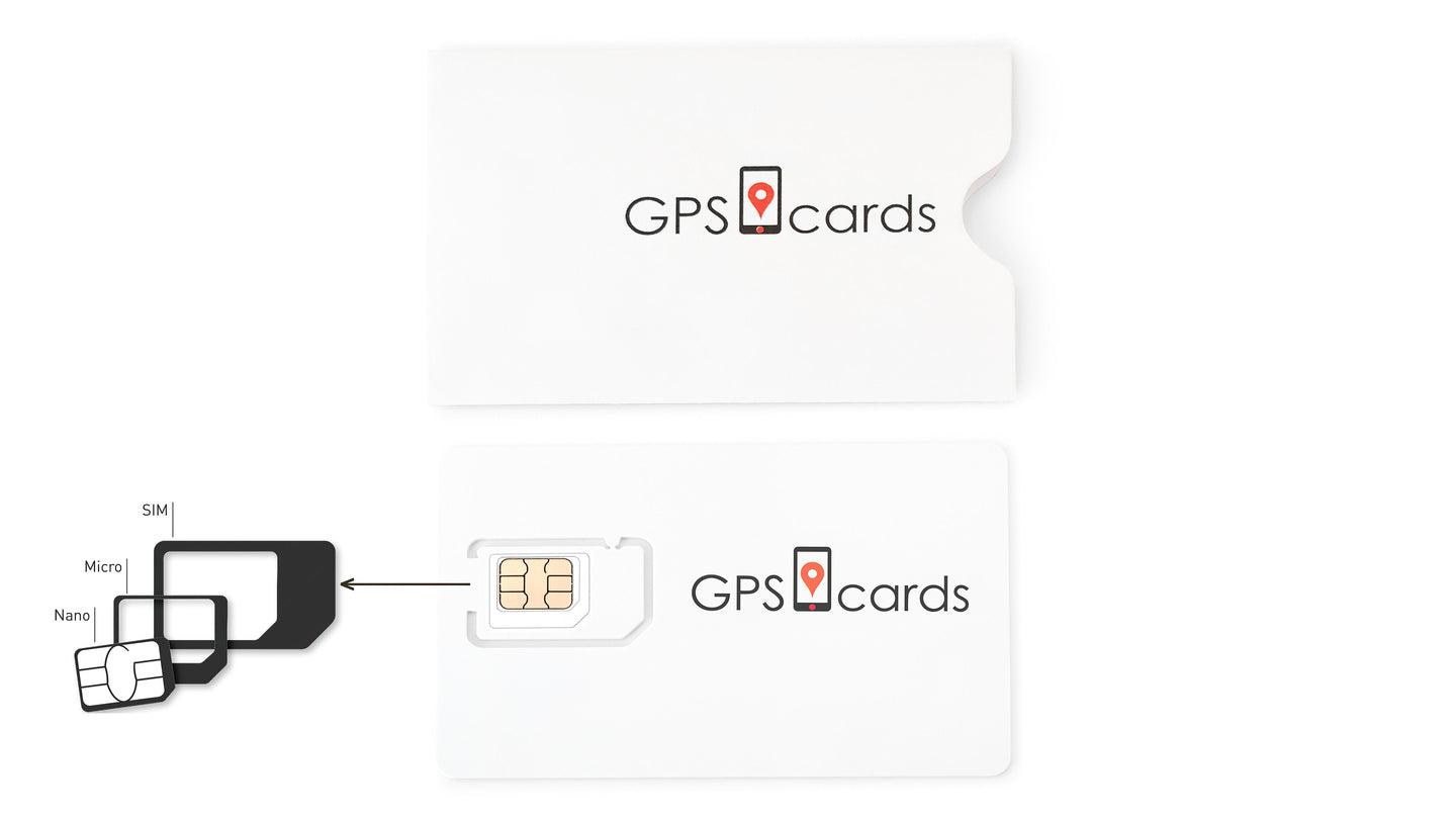 SIM Cards for PT40 GPS Tracking Device – Nationwide Coverage with Smartphone App