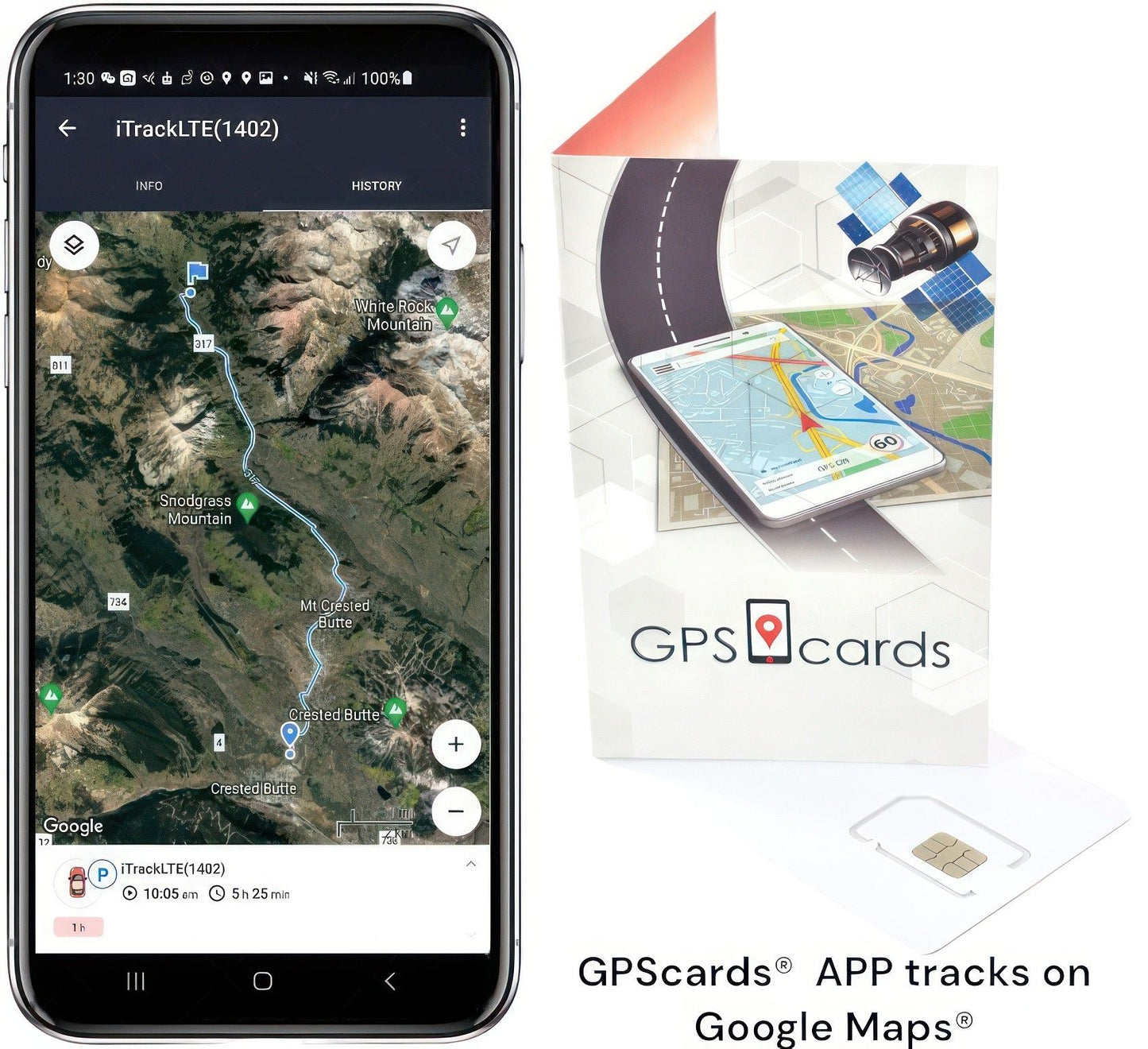 SIM Cards for PT40 GPS Tracking Device – Nationwide Coverage with Smartphone App