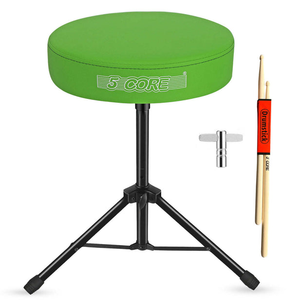 5 Core Drum Throne Padded Guitar Stool Height Adjustable Drummer Seat Music Chair for Adults And Kids - DS 01