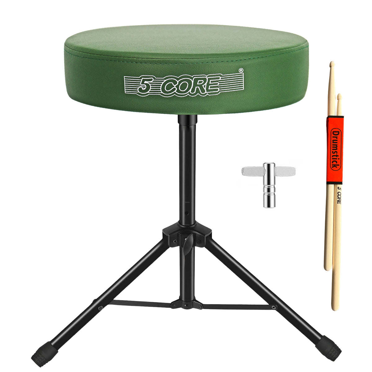 5 Core Drum Throne Padded Guitar Stool Height Adjustable Drummer Seat Music Chair for Adults And Kids - DS 01