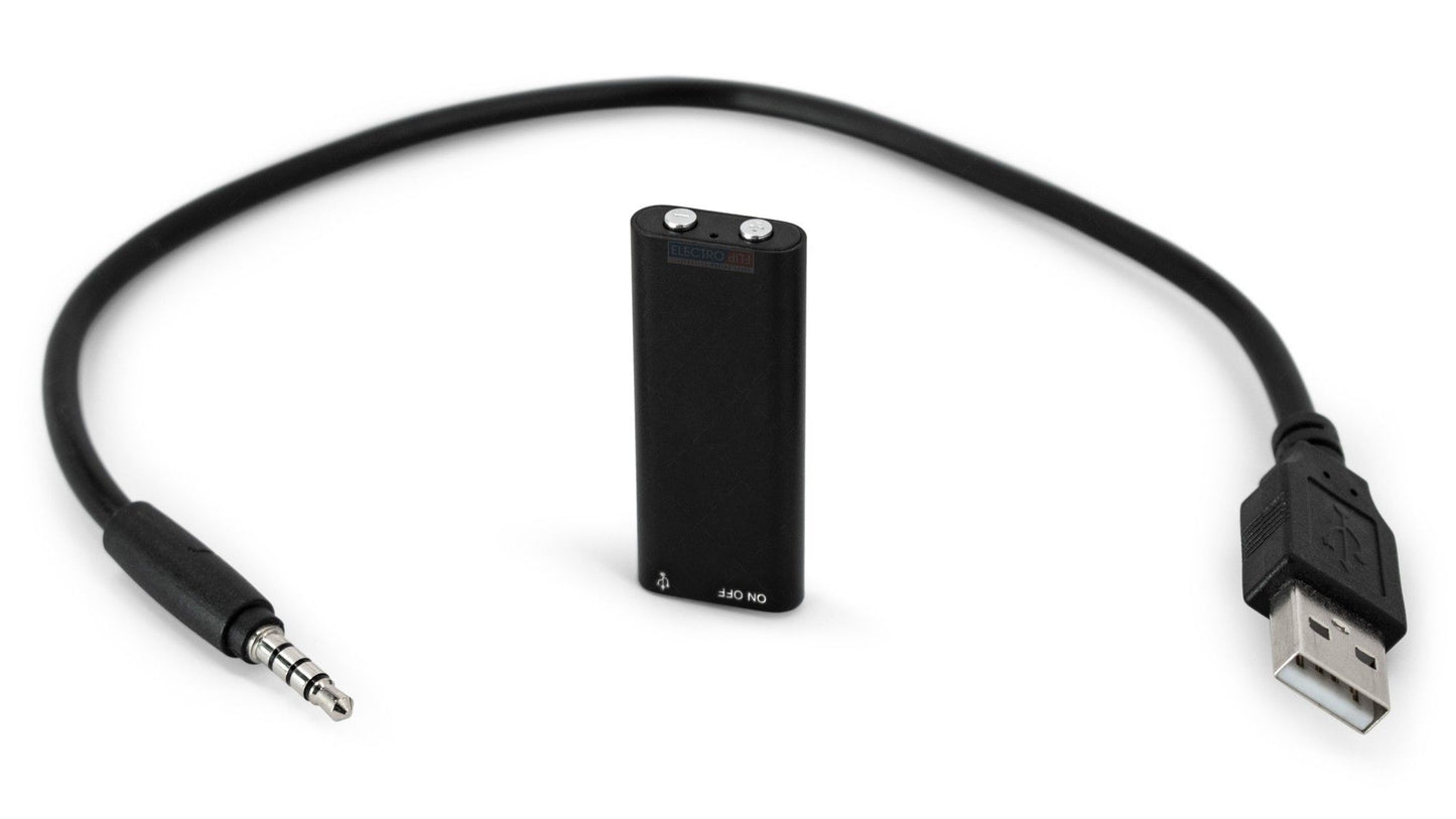 Hidd Covert Microphone Rechargeable Receptionist Security Surveillance Audio REC