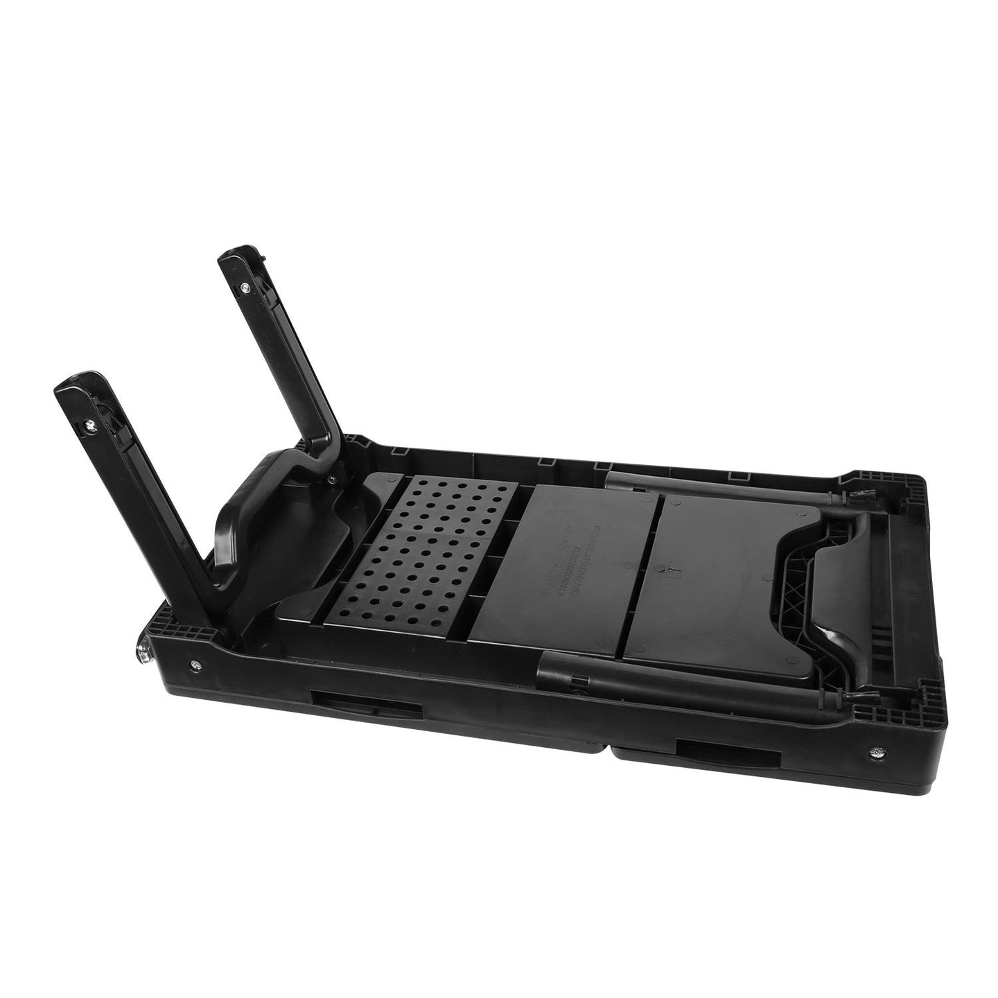Multifunctional Foldable Laptop Desk with Cooling Fan & LED Light