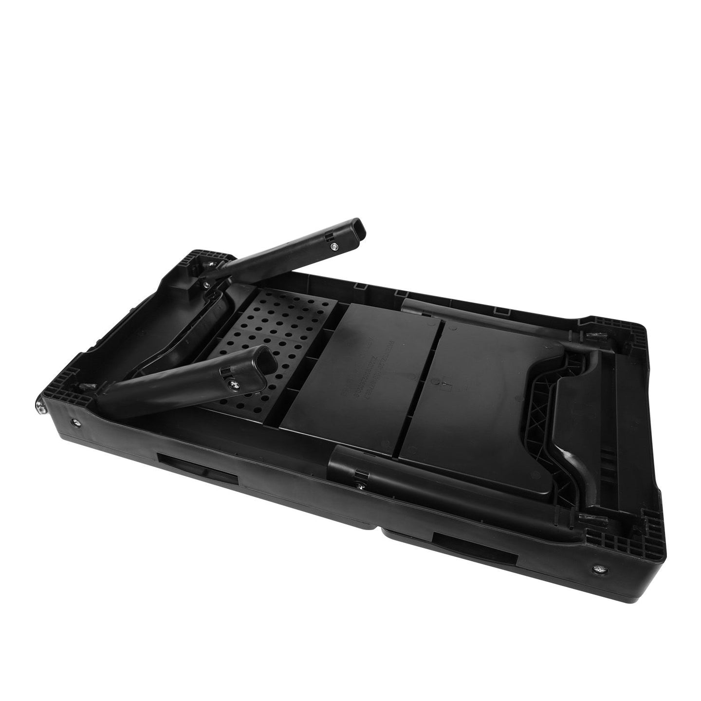 Multifunctional Foldable Laptop Desk with Cooling Fan & LED Light