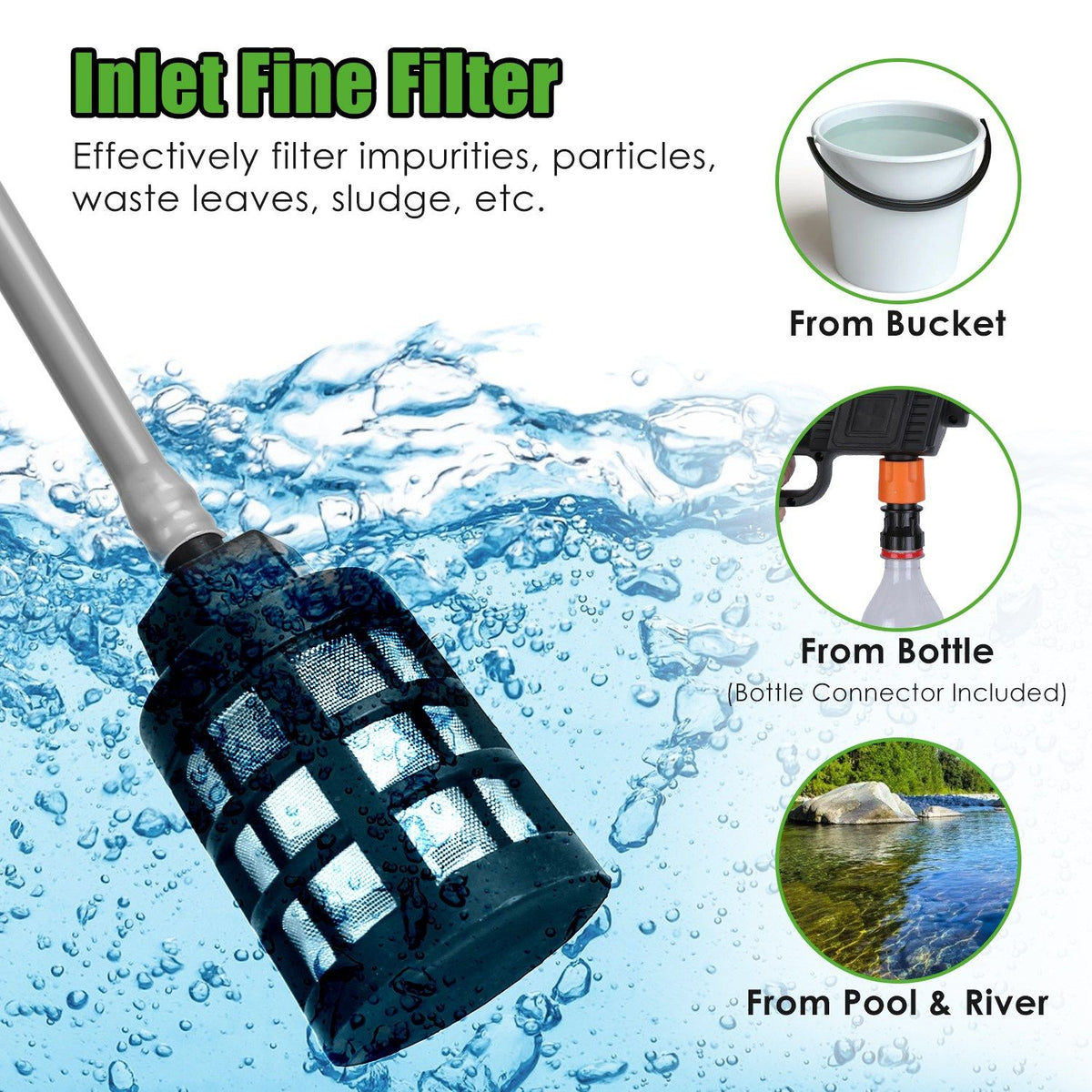 300W Cordless Pressure Washer 400PSI, 3-4H Charging 15Mins Working Time, Handheld Power Washer with Foam Bottle & Adjustable Nozzles for Multi-Scene Cleaning