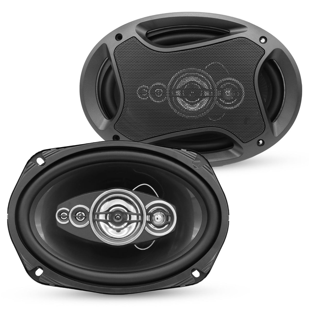 6x9 Car Speakers 800W 4Ω 2-Way Coaxial with Super Tweeter – Clear Sound & Deep Bass