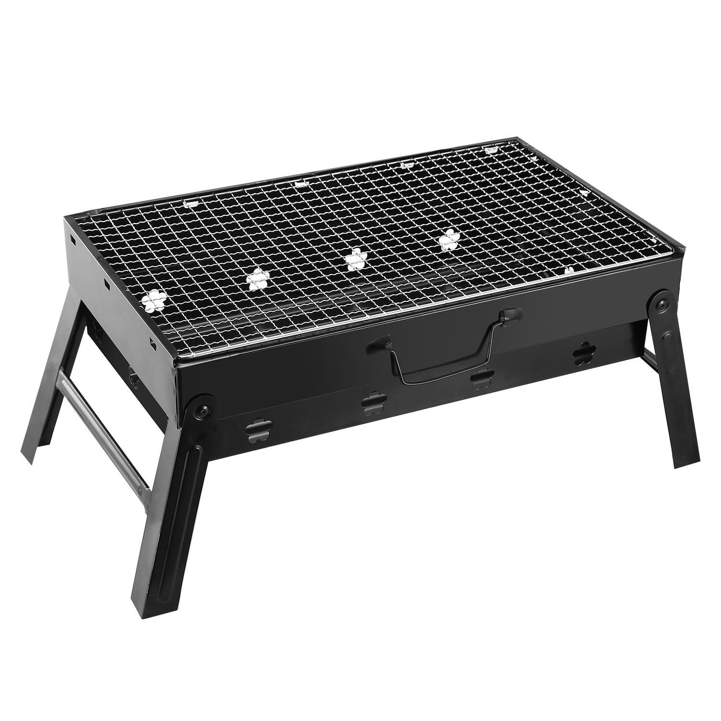 Portable Foldable Charcoal BBQ Grill for Camping & Picnics