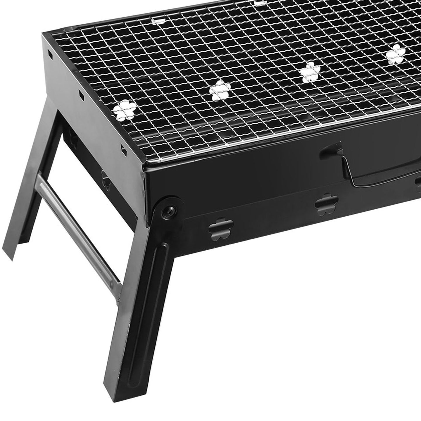 Portable Foldable Charcoal BBQ Grill for Camping & Picnics