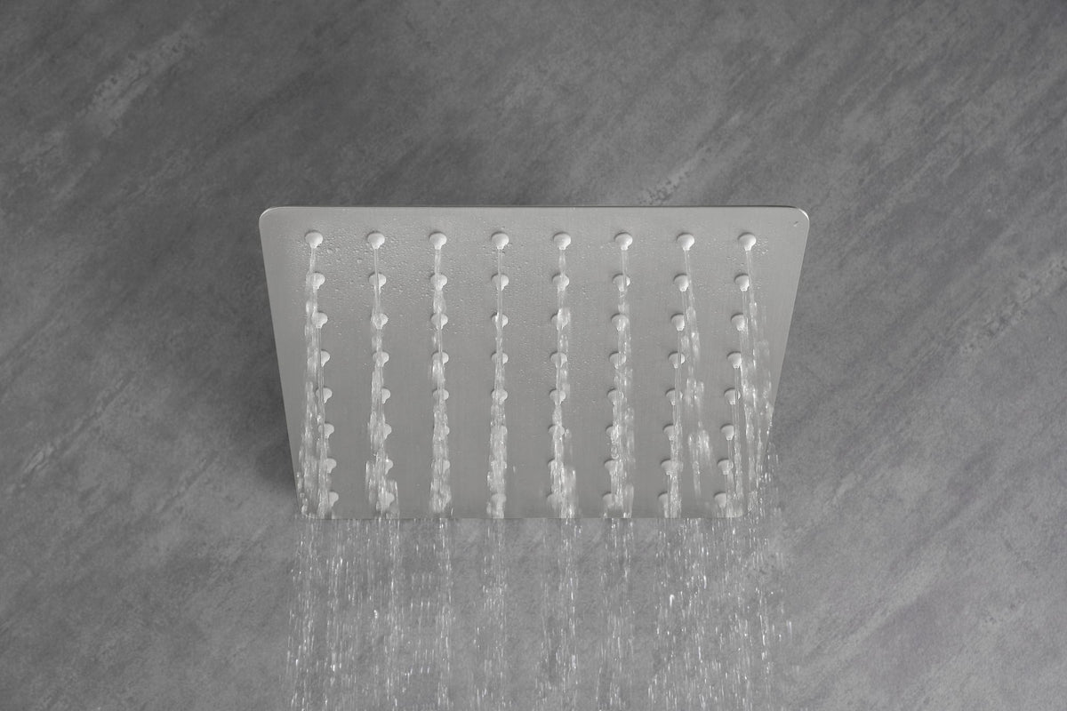 Rain Shower Head High Pressure Rainfall Showerhead Water Saving