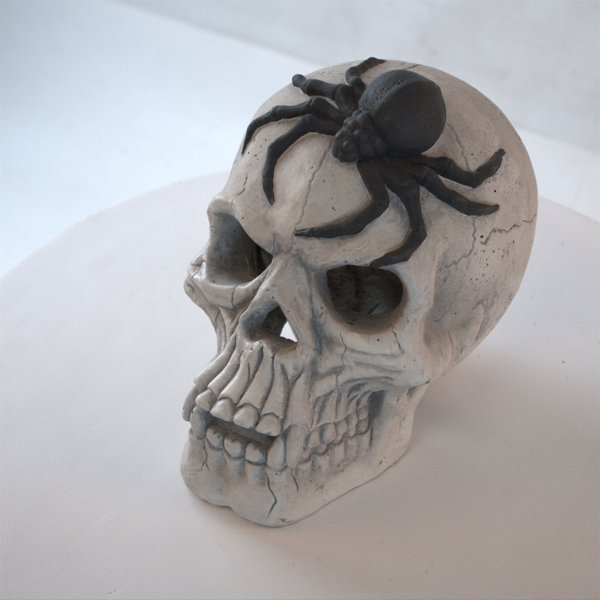 Fire Pit Demon Skull Gas Log for Ventless & Vent Free, Propane, Gel, Ethanol, Electric, Outdoor Fireplace and Fire Pit, Halloween Decor - Patent Pending