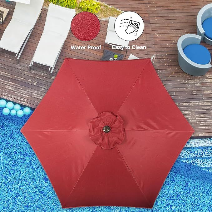 7.5 ft Patio Umbrella with Center Pole