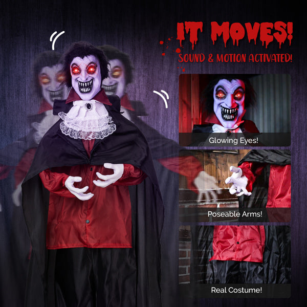 5.7ft Vampire Outdoor Halloween Decorations