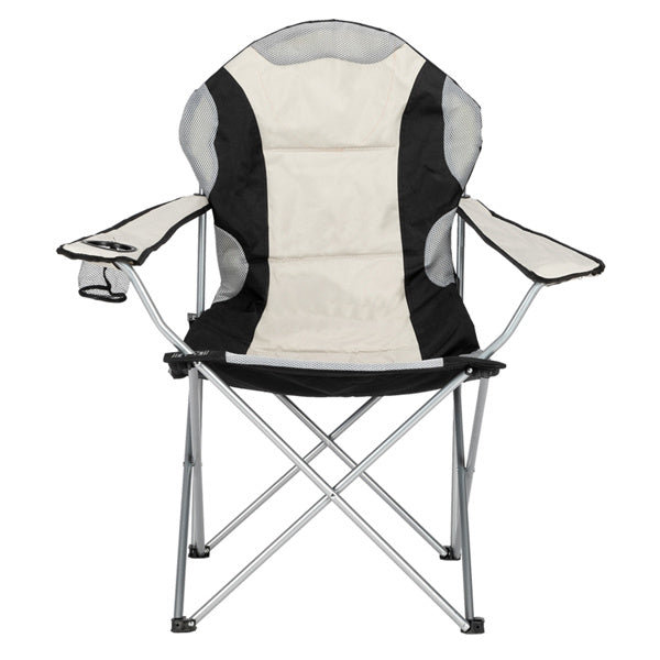 Medium Camping Chair Fishing Chair Folding Chair Black Gray