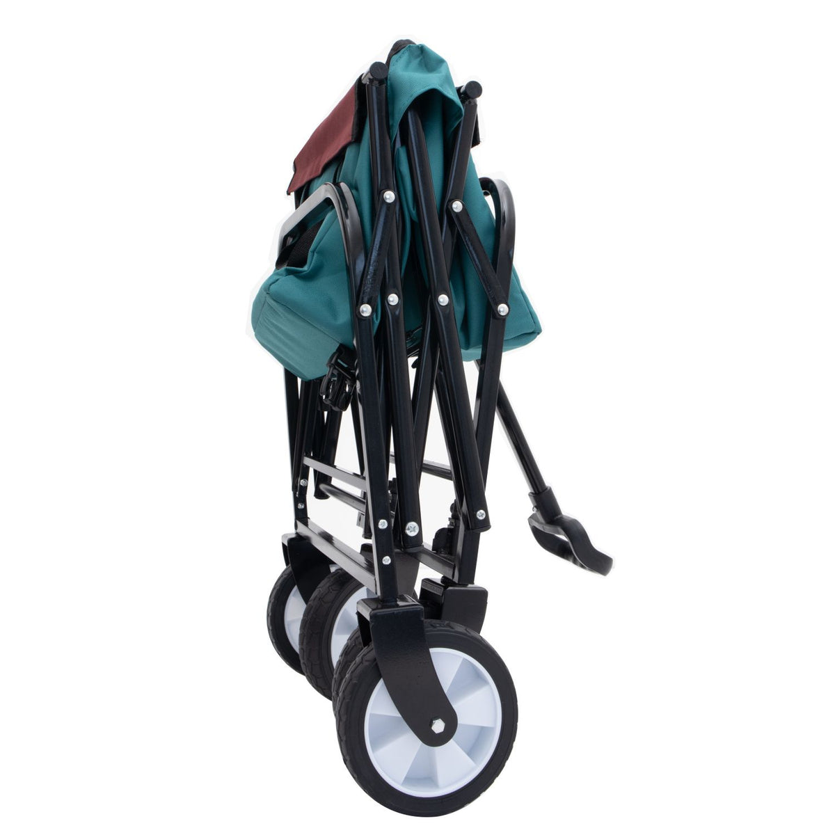 Minimeetall Multi-use Bag,Collapsible Foldable Wagon Cart Beach Wagon Heavy Duty Utility Cart Utility Wagon Grocery Cart for for Camping 3pcs plastic Liner bag /Cover , Cyan