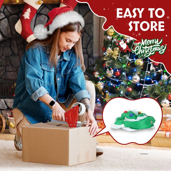 6.9 FT Lighted Christmas Inflatable Decoration, Inflatable Christmas Tree, Blow Up Yard Decorations with Built-in LED Lights for Holiday Party Front Yard Lawn Garden Decor