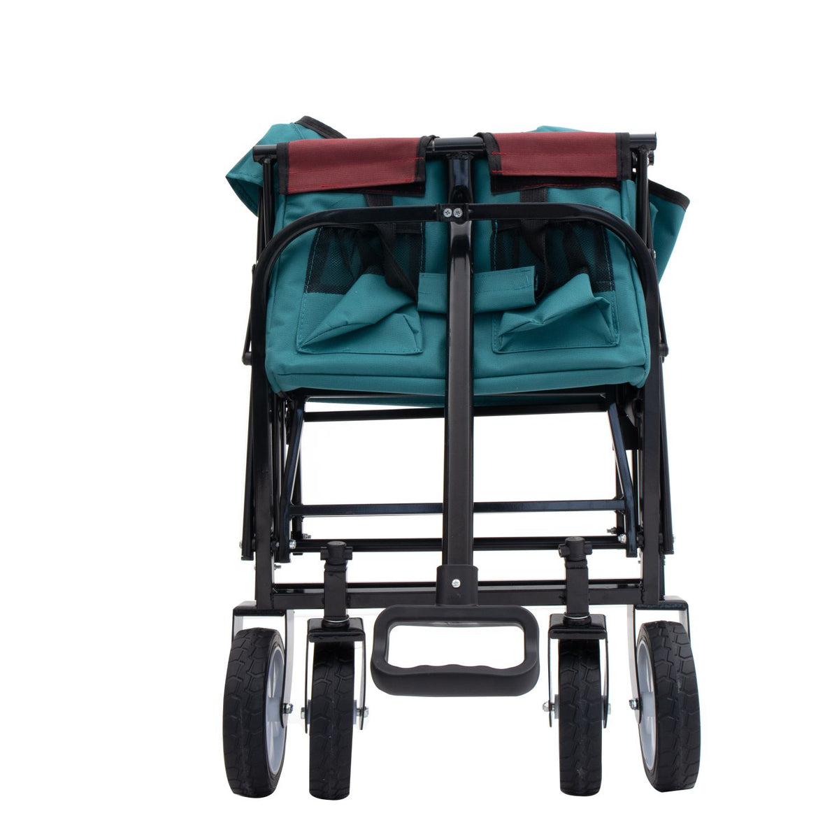 Minimeetall Multi-use Bag,Collapsible Foldable Wagon Cart Beach Wagon Heavy Duty Utility Cart Utility Wagon Grocery Cart for for Camping 3pcs plastic Liner bag /Cover , Cyan