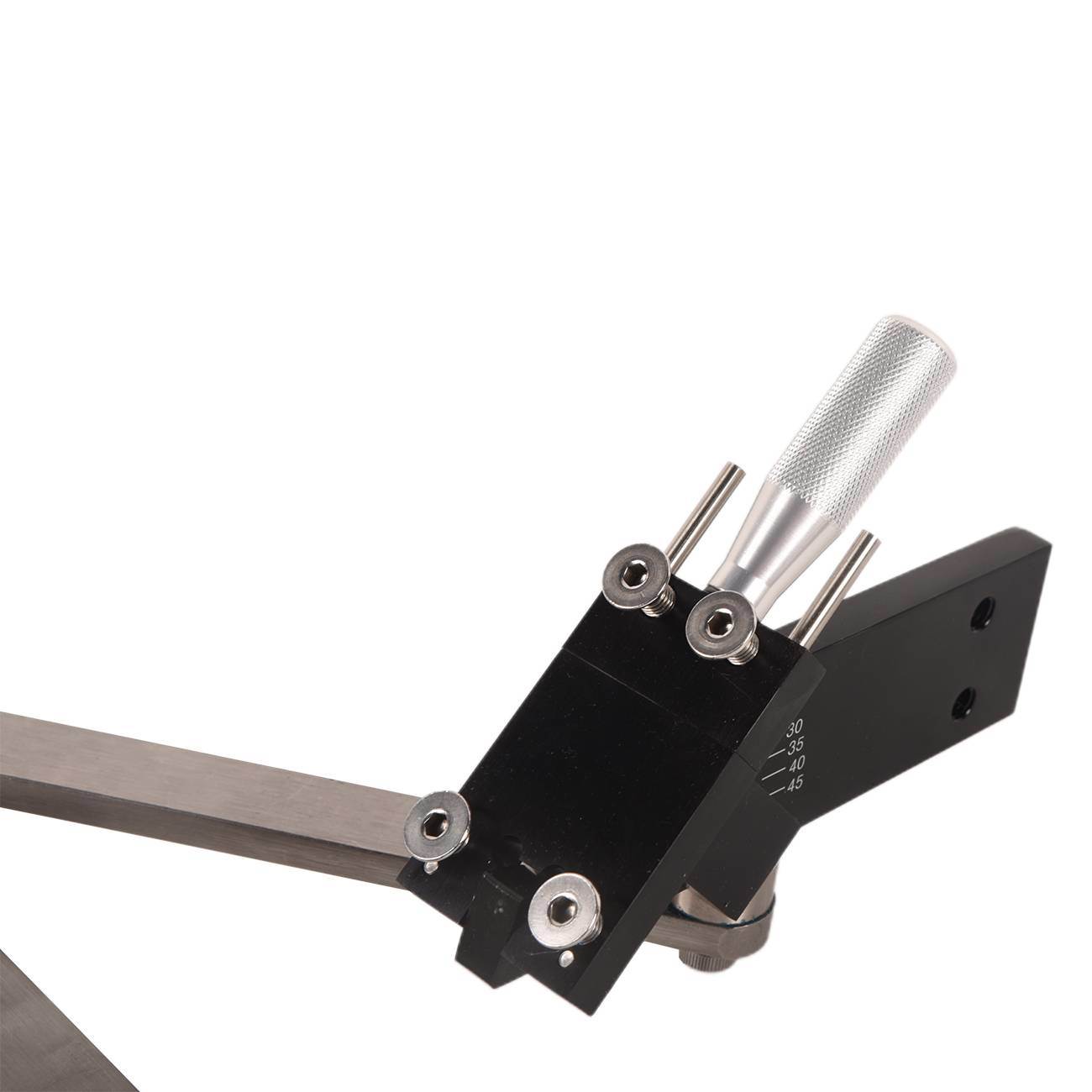 Lawn Mower Blade Sharpener 15°-45° Adjustable Sharpener for Straight and Standard Lawn Mower Blades