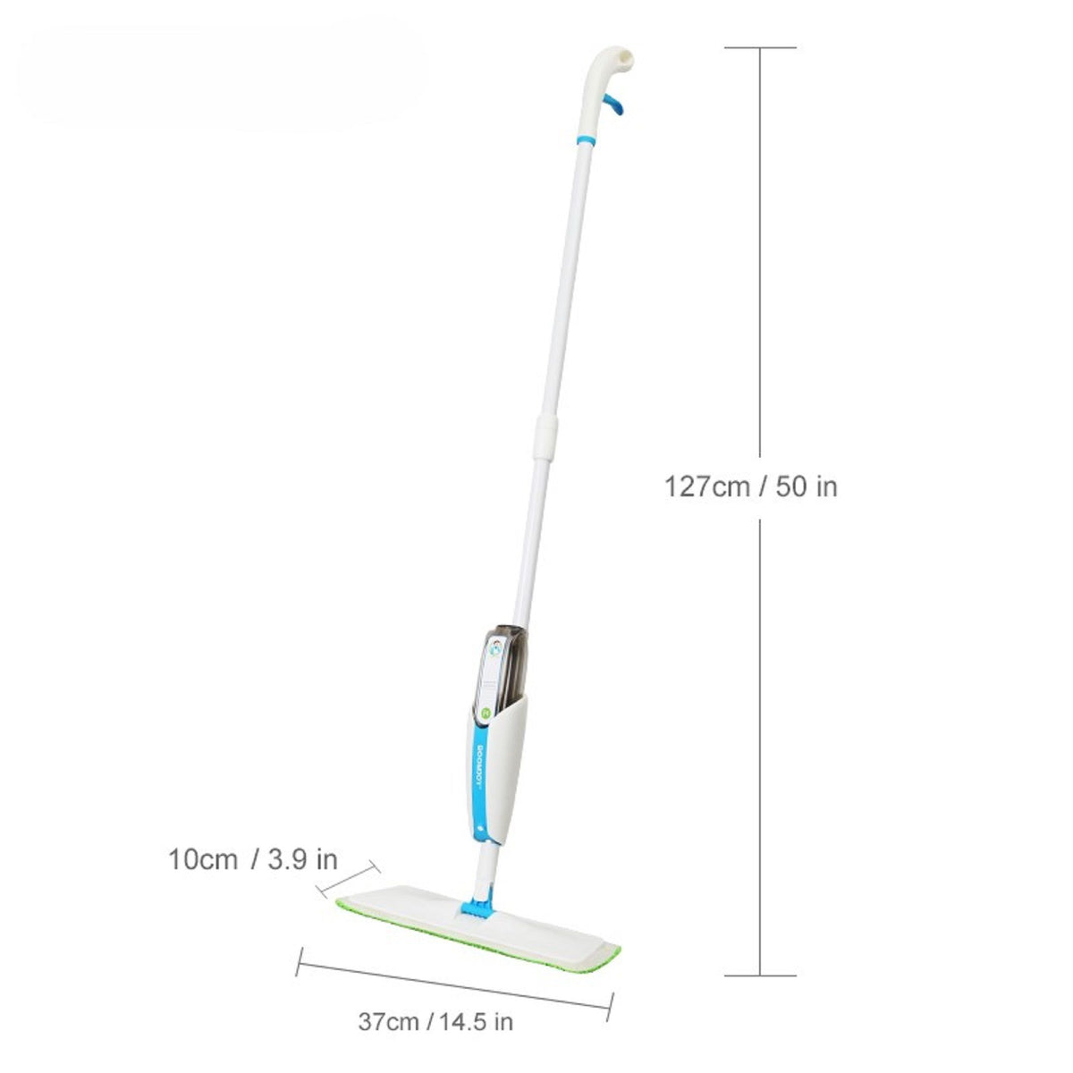 Washable mat spray mop - superfine fiber mop with 300ML reusable bottle, suitable for wood, hardwood, laminate, ceramic tile, etc