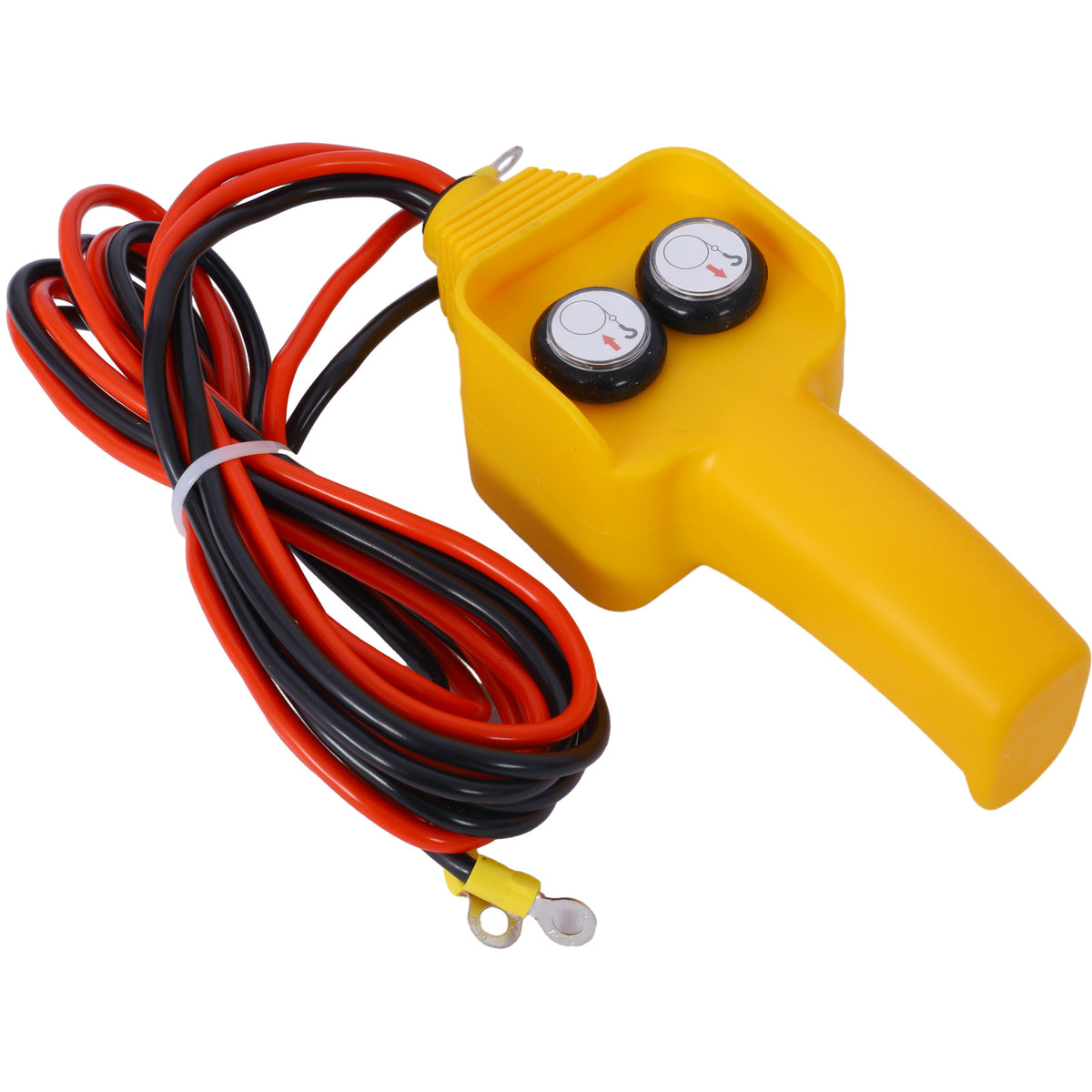 2000lb 12V ATV/UTV Electric Winch, Off-Road Waterproof Steel Cable Winch for ATV UTV Towing Trailer Winch