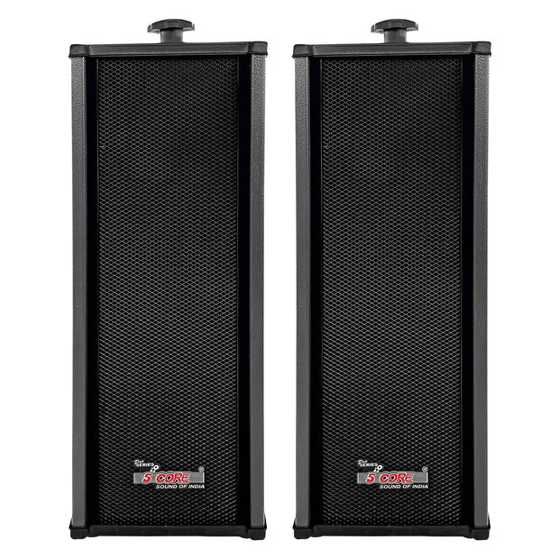 5 CORE Outdoor Speakers Pair Stereo in Wall Speaker 100W Peak Passive Mount Wired Waterproof Patio House Garage Indoor Exterior Audio System Bocinas para Casa - 15TG 2PCS