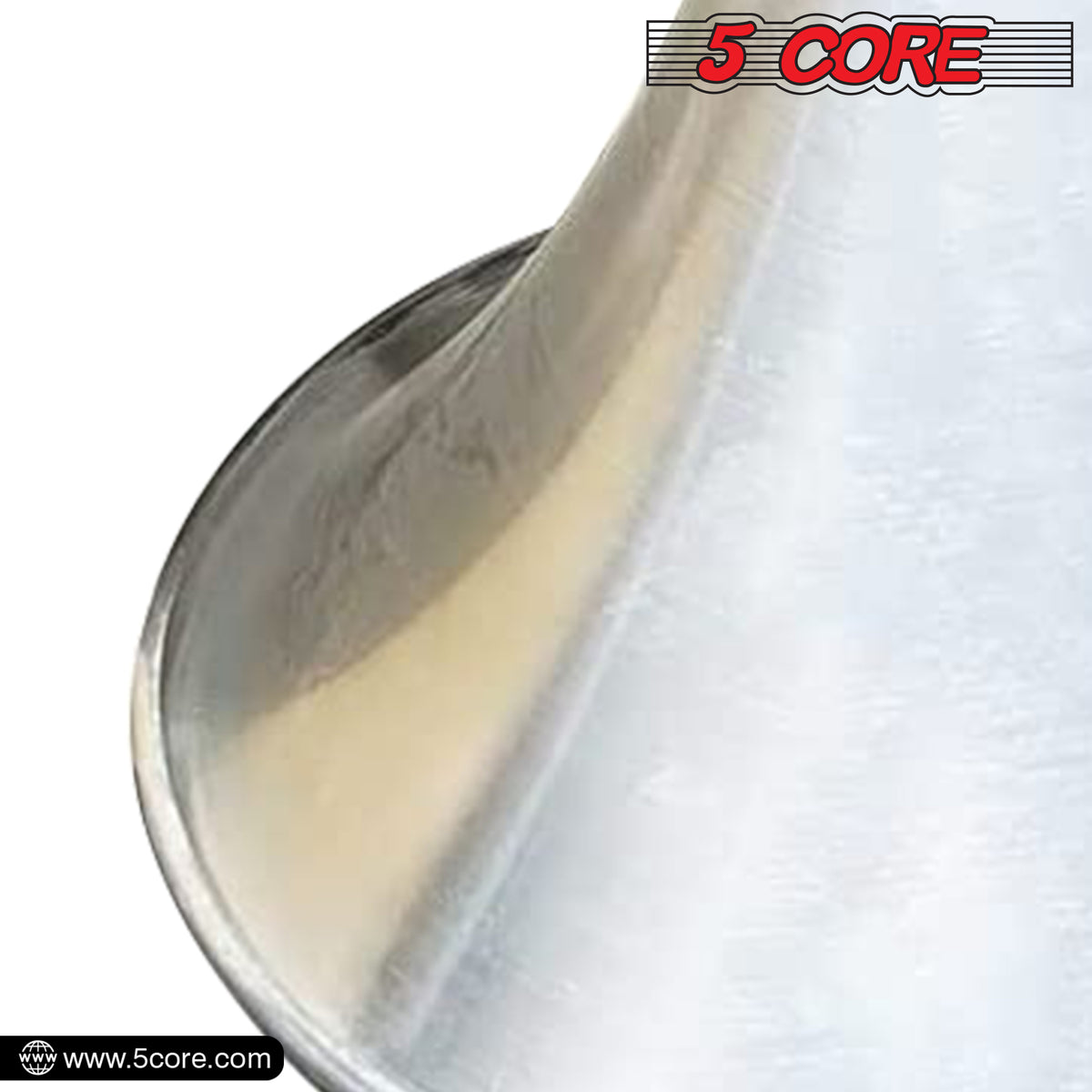 5 Core PA Horn Speaker Indoor Outdoor 22 Inch Long Range Trumpet Horn - Loud Sound Megaphone +Mounting Bracket | Aluminum-Iron Body | Universal Screw-On | Weatherproof - TH 22