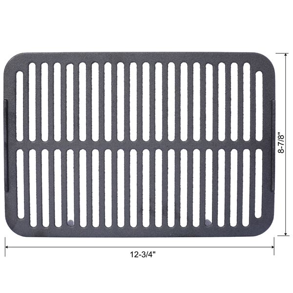Oval Cast Iron Grill Outdoor, Portable Charcoal Grill and Tabletop Cast Iron Skillet - 100% Cast Iron, Enameled, Durable, Small Charcoal Grill, Camping Stove, Hibachi Grill