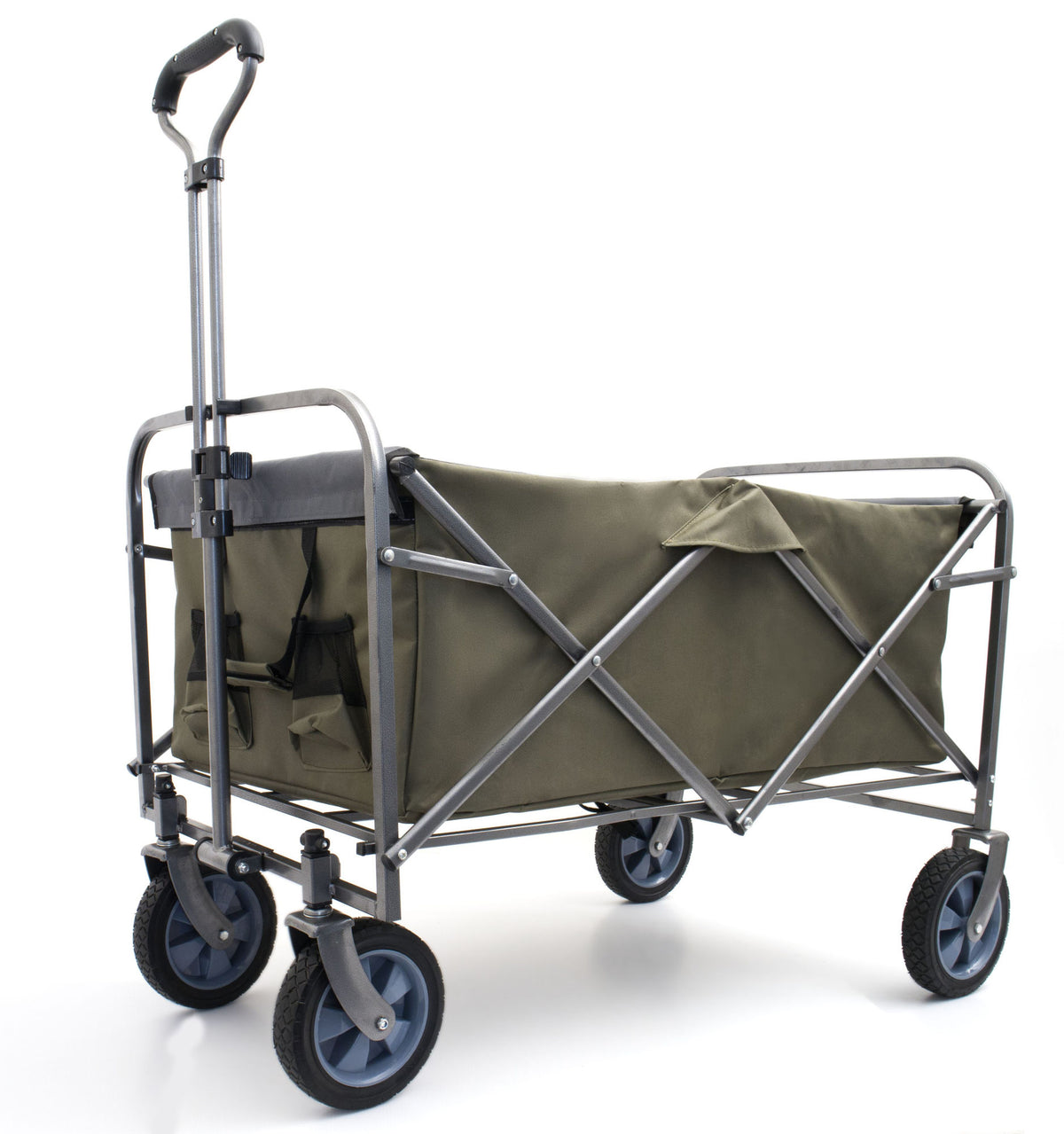 Outdoor Garden Multipurpose Micro Collapsible Beach Trolley Cart Camping Folding Wagon