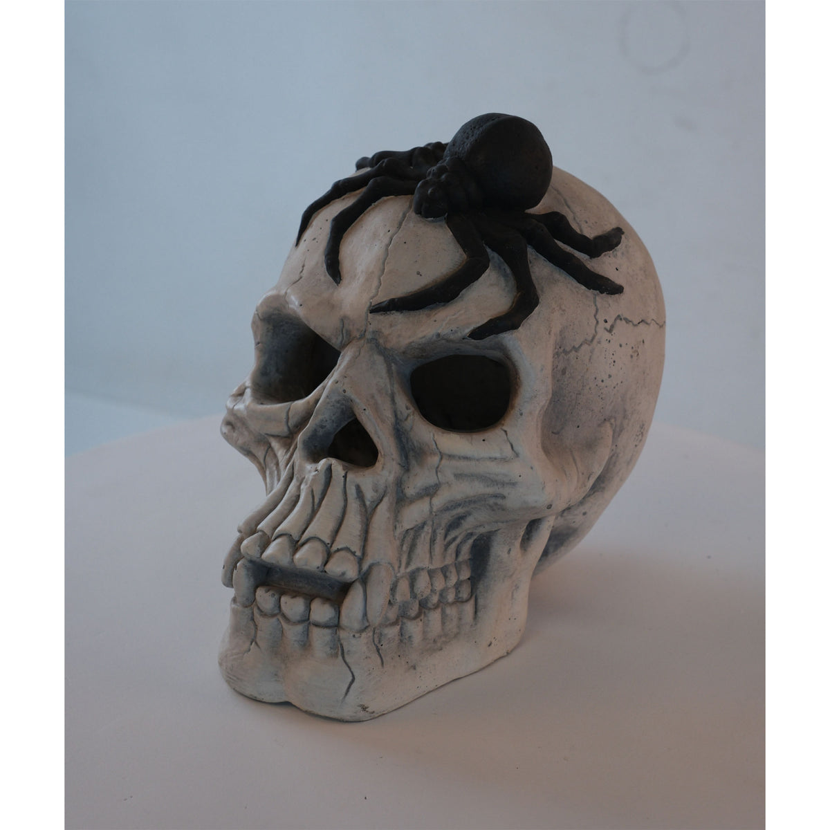 Fire Pit Demon Skull Gas Log for Ventless & Vent Free, Propane, Gel, Ethanol, Electric, Outdoor Fireplace and Fire Pit, Halloween Decor - Patent Pending