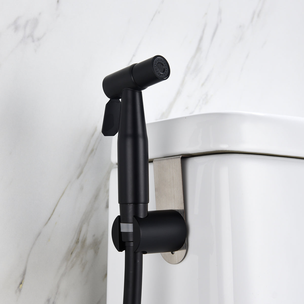 Bidet Sprayer for Toilet, Handheld Cloth Diaper Sprayer, Bathroom Sprayer Kit Spray Attachment with Hose, Stainless Steel Easy Install Great Water Pressure for Bathing Pets, Feminine Hygiene