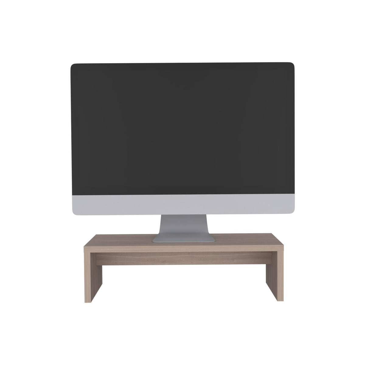 Desk 5.4" H, with 1 Shelf, Light Oak